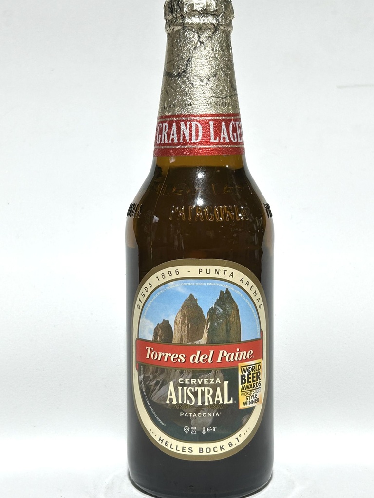[4012124] Cerveza Austral Grand Lager botella 330cc(401-2124)